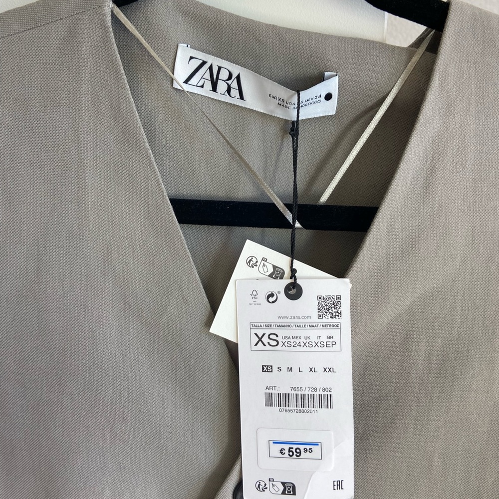 Nwt Zara Waistcoat - image 3